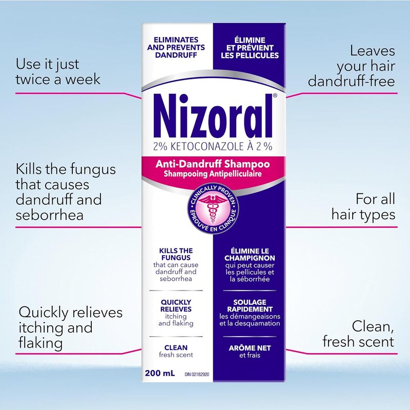 Nizoral Ketoconazole 2% Anti-Dandruff Shampoo - 400 ml