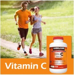 Kirkland Signature Vitamin C with Rose Hips, 1000mg, 500 Tablets