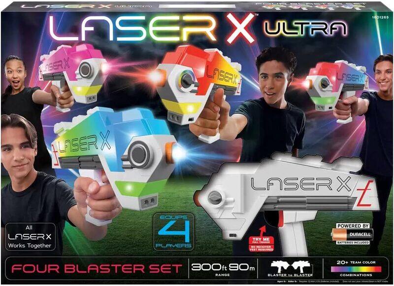 

Laser X Ultra 4 Blaster Laser Toy Game Set - (6+ Years)