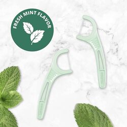 Plackers Micro Mint Dental Flossers - 150 Pack, Fresh Breath For Miles Of Smiles, Engineered Not To Stretch Shred Or Break