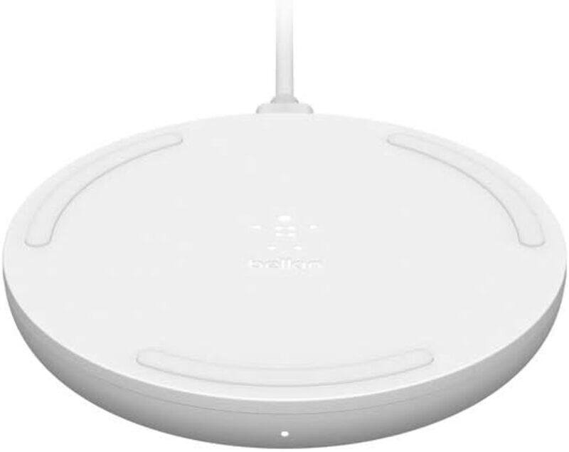 

Belkin BoostCharge Wireless Charging Pad 10W (Qi-Certified Fast Wireless Charger for iPhone, Samsung, Google & More)