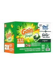 Gain Flings Liquid Laundry Detergent Pacs, 4 x 699g