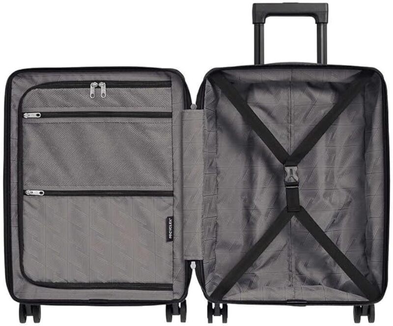 Samsonite Sentinel Carry-on Spinner Luggage With Dual Sided TSA Lock And USB Port - Black