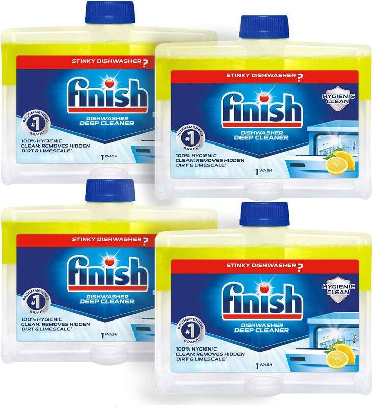 

Finish Lemon Sparkle Dishwasher Cleaner 250ml - Pack Of 4