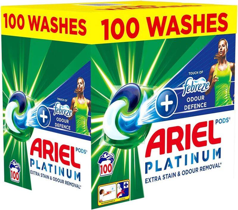 

Ariel Platinum Plus Touch Of Febreze Odour Defence - 100 Wash