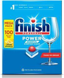 Finish Dishwasher Tablets All In 1 Powerball XXXL Lemon 100 Tablets