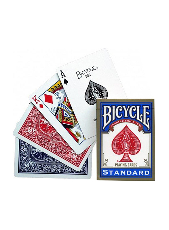Bicycle 52-Piece US Poker Playing Blue Card Game