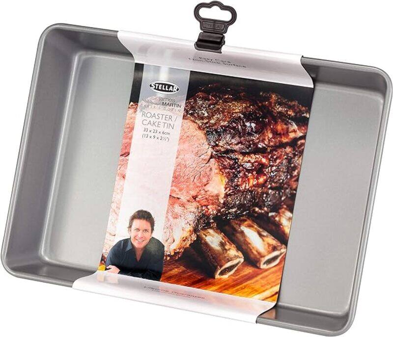 

Stellar James Martin Non Stick Cake Tin-Roaster 33 x 23 x 6cm