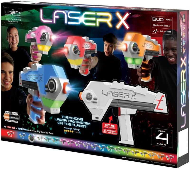 Laser X Ultra 4 Blaster Laser Toy Game Set - (6+ Years)