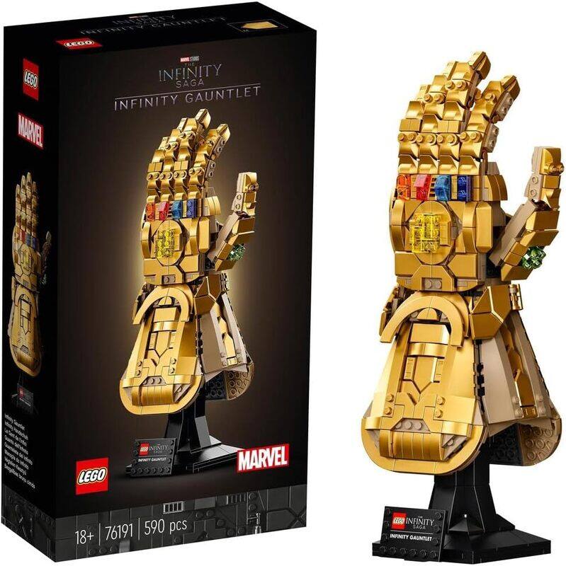 

LEGO 76191 Marvel Infinity Gauntlet Set Collectible Thanos Glove with Infinity Stones Collectible Avengers Gift for Men Women Him Her Model Kits for A