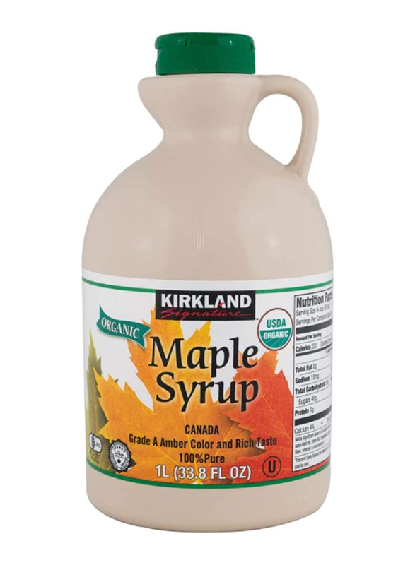 Kirkland Signature 100% Pure Organic Maple Syrup, 1 Liter