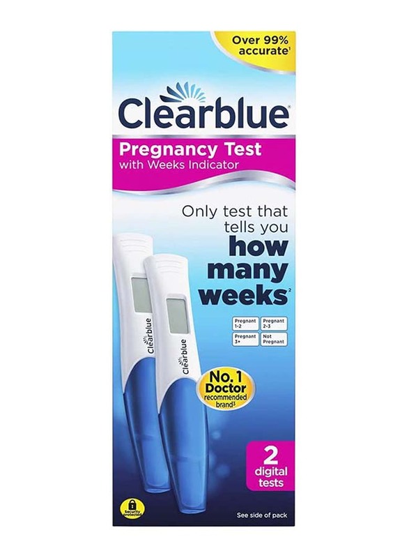 Clearblue Pregnancy Test With Weeks Indicator, 2 Digital Tests