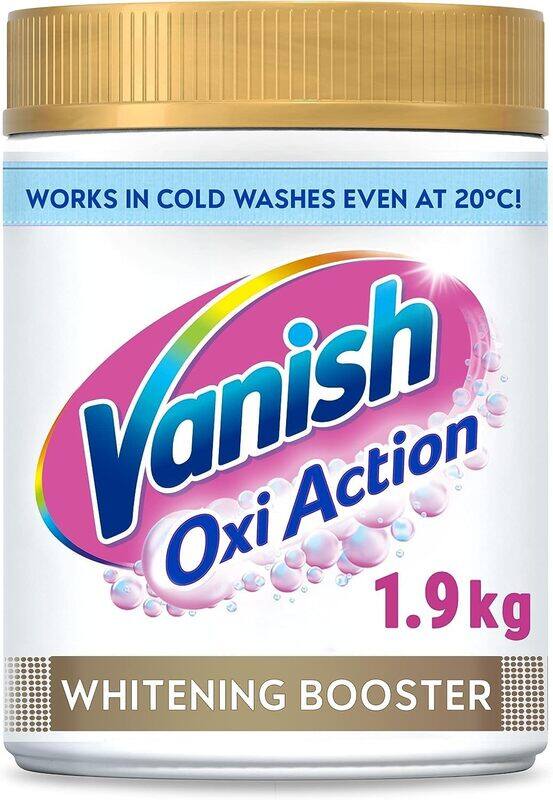 

Vanish Gold Oxi Action Stain Remover & Whitening Booster Powder For Whites 1.9 kg