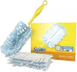 Swiffer Dusters Dusting Kit, Starter Kit Handle & 28 Duster Refills - Pack Of 28