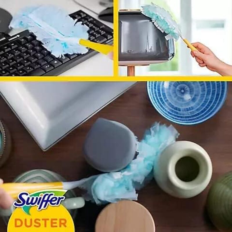 Swiffer Dusters Dusting Kit, Starter Kit Handle & 28 Duster Refills - Pack Of 28