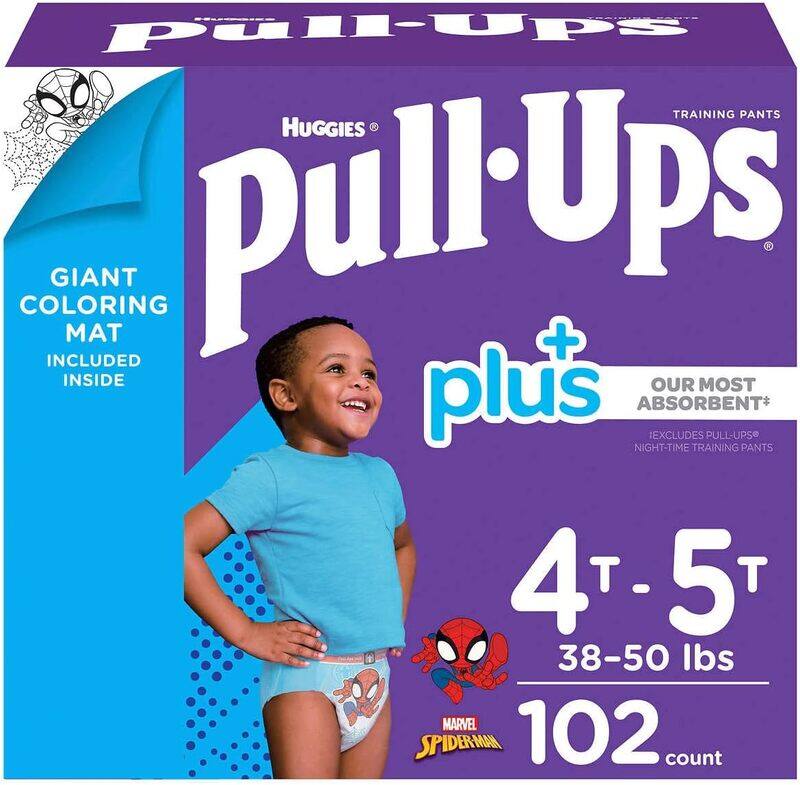 Huggies Pull-Ups, Boys Training Pants 4T-5T - 102 Count