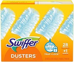 Swiffer Dusters Dusting Kit, Starter Kit Handle & 28 Duster Refills - Pack Of 28