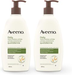 Aveeno active naturals Daily Moisturizing Lotion, moisturizes for 24h, 2 x 600 ml