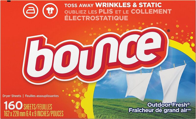 PG Bounce 80168 Bounce Dryer Sheets, 160/BX, Outdoor Fresh