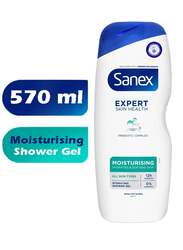 Sanex BiomeProtect Moisturising Shower Gel 570ml , Moisturising Body Wash, Nourishing & Hydrating Microbiome Skincare Pack Of 6