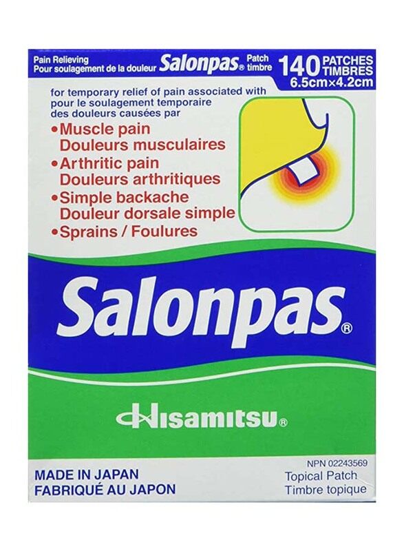 

Salonpas Pain Relieving Patch, 140 Patches