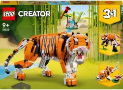 LEGO Creator 3in1 Majestic Tiger 31129 Building Blocks Toy Set Toys for Boys Girls and Kids 755 Pieces