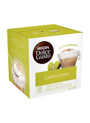 Nescafe Dolce Gusto Cappuccino Extra Cremoso Coffee Capsules, 16 Capsules/8 Cups