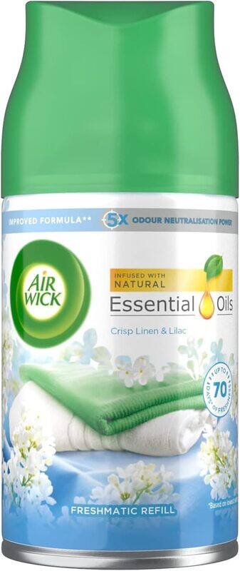 

Airwick Air Wick Freshmatic Automatic Spray Refills 250ml - Infused With Natural Essential Oils , Crisp Linen & Lilac Scent