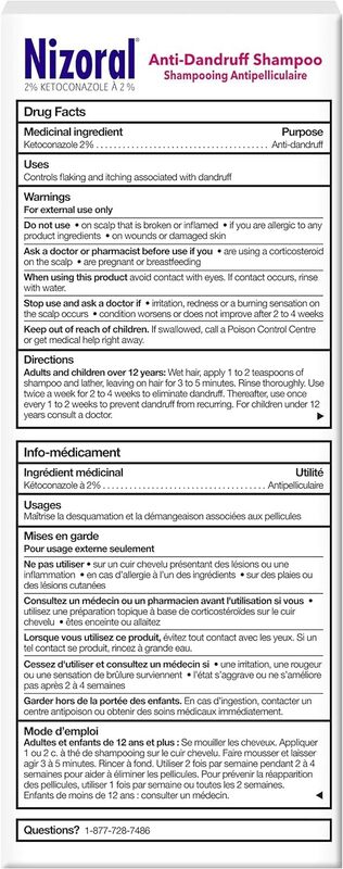 Nizoral Ketoconazole 2% Anti-Dandruff Shampoo - 400 ml