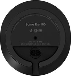 Sonos Era 100 Club Bundle Portable Bluetooth Speakers Pack Of 2 - Black (B2E10US1BKHB)