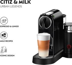 Nespresso 11317 Citiz and Milk Coffee Machine Black By Magimix - International Version