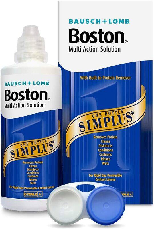 

Renu Boston Simplus Multi-Action Solution, 120ml Contact Lens Solution for Rigid Gas Permeable Contact Lenses - Clean, Disinfect, & Condition with Contact