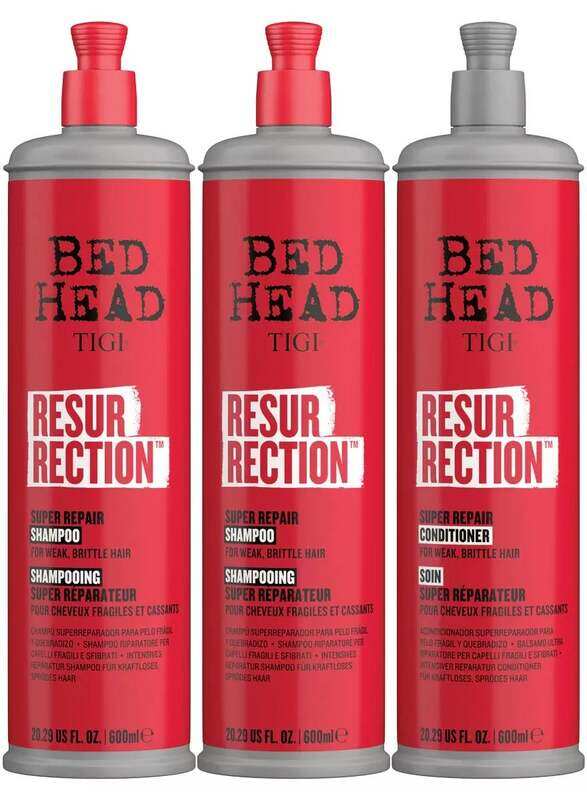 

Tigi By Bed Head TIGI Bed Head Resurrection Shampoo & Conditioner 600ml - 2 Shampoo With 1 Conditioner (Pack Of 3)