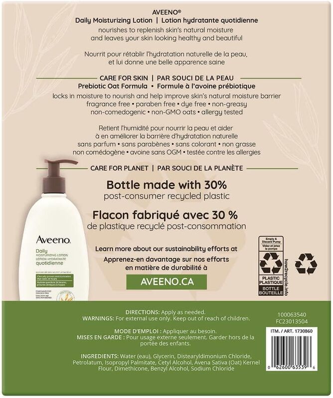 Aveeno Daily Moisturizing Lotion 710ml Pack Of 2