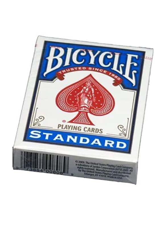 Bicycle 52-Piece US Poker Playing Blue Card Game