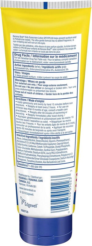 Banana Boat Kids Tear Free Sunscreen Lotion Broad Spectrum SPF 60 - 240ml