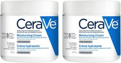 CeraVe Moisturizing Cream 453g Daily Face And Body Moisturizer - Pack Of 2