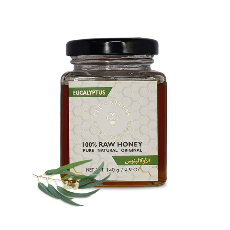 Bee's Nectar Organic Natural Eucalyptus  Honey, 140 gm