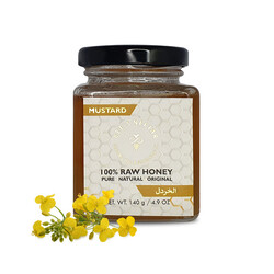 Bee's Nectar Organic Natural Mustard Honey, 140 gm