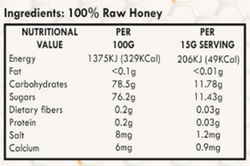 Bee's Nectar Orgianic Natural Ajwain Honey, 140 gm