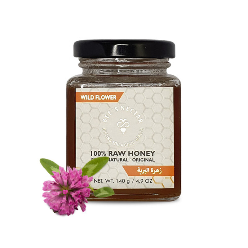 Bee's Nectar Organic Natural Wild Flower Honey, 140 gm