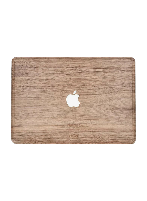 

WoodWe Wood Veneer Laptop Skin for Apple MacBook Pro 15 Inch with Touch ID, Walnut Light Brown