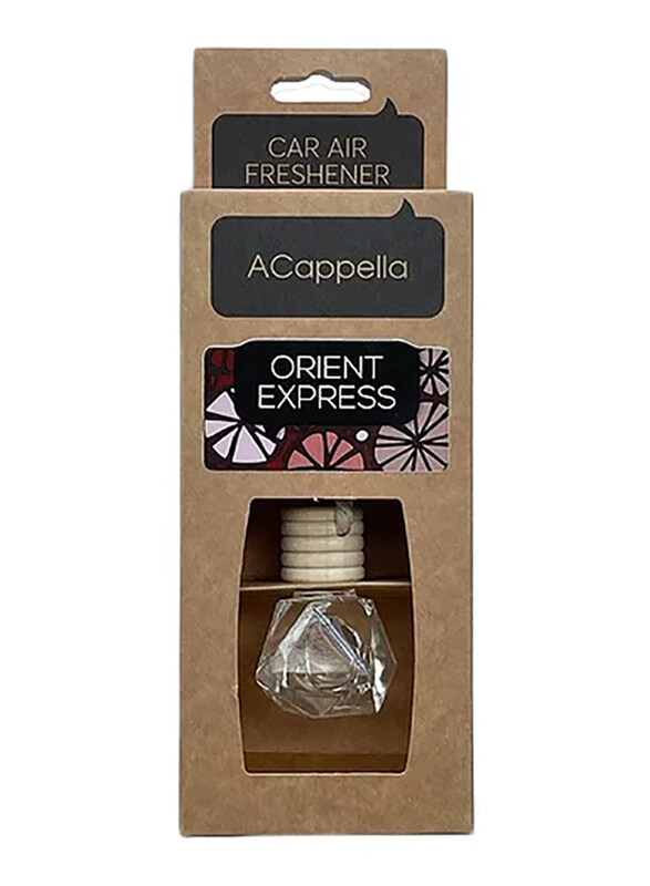 

Acappella 7ml Orient Express Craft Pendant Car Air Freshener Glass Bottle