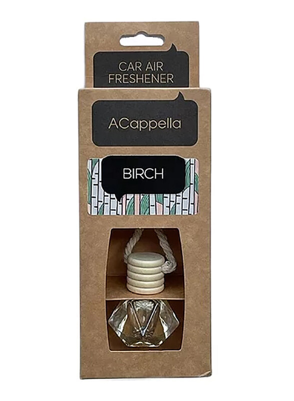 

Acappella 7ml Birch Craft Pendant Car Air Freshener Glass Bottle