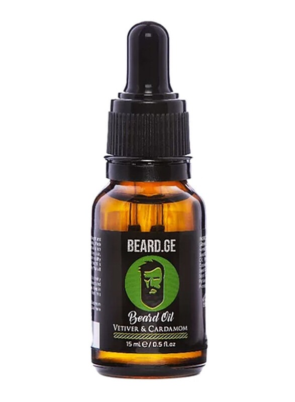 

Beard.Ge Vetiver & Cardamom Scented Beard Oil, 15ml