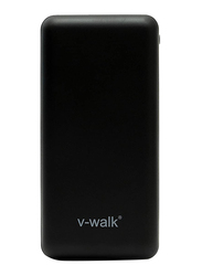 في-ووك بنك طاقة 20000 مللي أمبير ليثيوم بوليمر، مع مدخل Micro-USB، مع كيبل Micro-USB، H-A20، أسود
