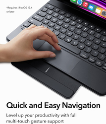 Esr Rebound Magnetic Keyboard Case for Apple iPad Pro 12.9, Black