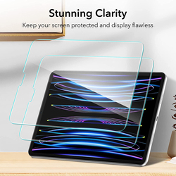 Esr Tempered-Glass Screen Protector for Apple iPad Pro 11 2022/2021/2020/2018 & iPad Air 5 2022/Air 4 2020, Clear