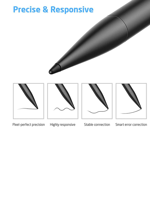Esr Digital Stylus Pencil for Apple iPad Pro 2020 & 2018/iPad 2019 (7th Gen)/iPad 2018 (6th Gen)/iPad Air 3, Black