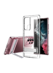 Esr Samsung Galaxy S23 Ultra Metal Kickstand Mobile Phone Back Case Cover, Clear